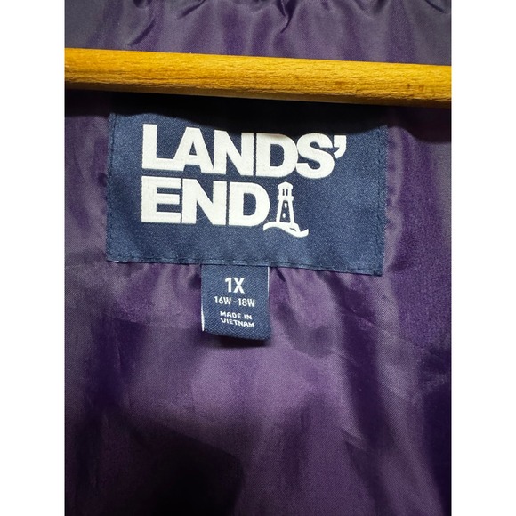 Lands' End Navy Quilted Vest - Picture 8 of 8